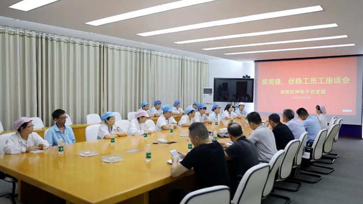 抓黨建、促穩(wěn)工”——炬神電子黨支部為企業(yè)穩(wěn)工獻(xiàn)計獻(xiàn)策